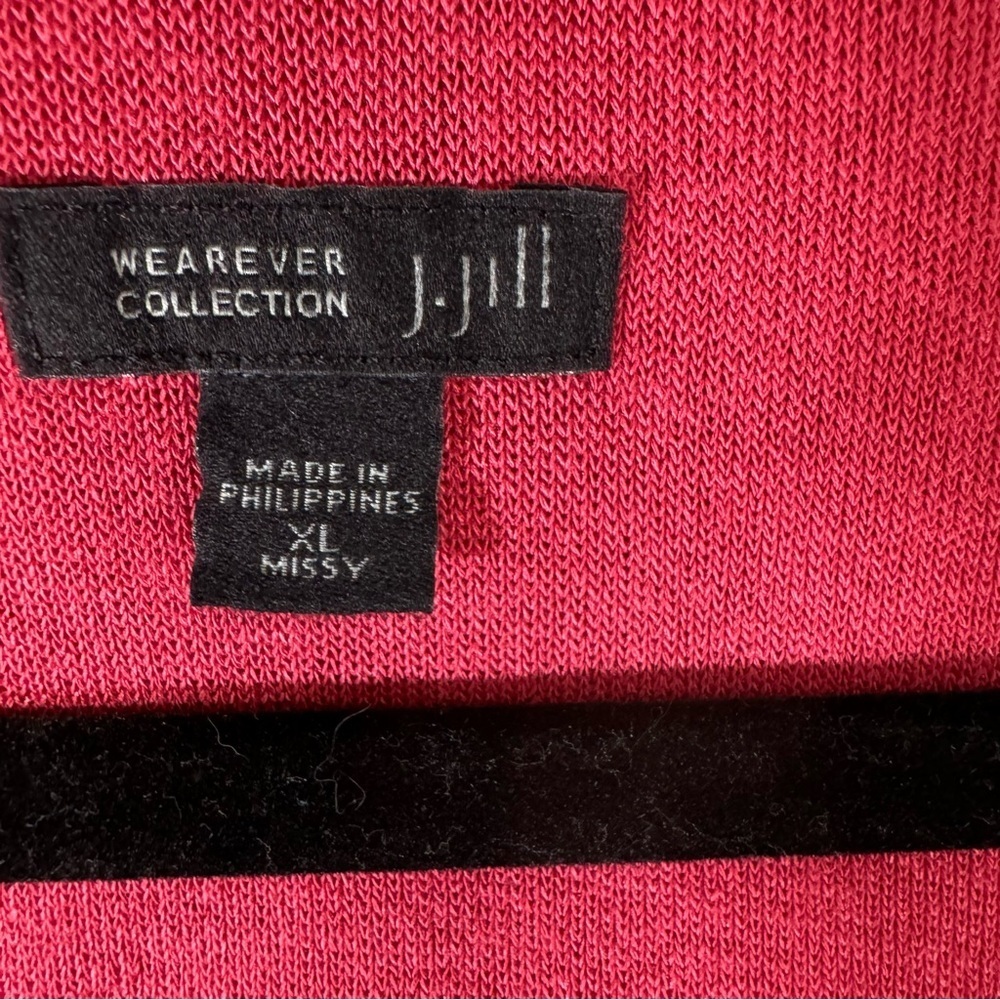 J.Jill Wearever Watermelon Lightweight Sweater Cardigan - Picture 7 of 9